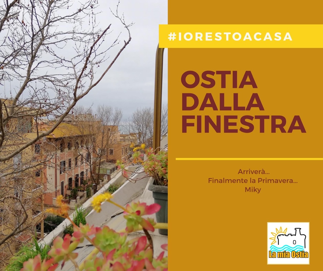 Ostia dalla finestra: mese di marzo